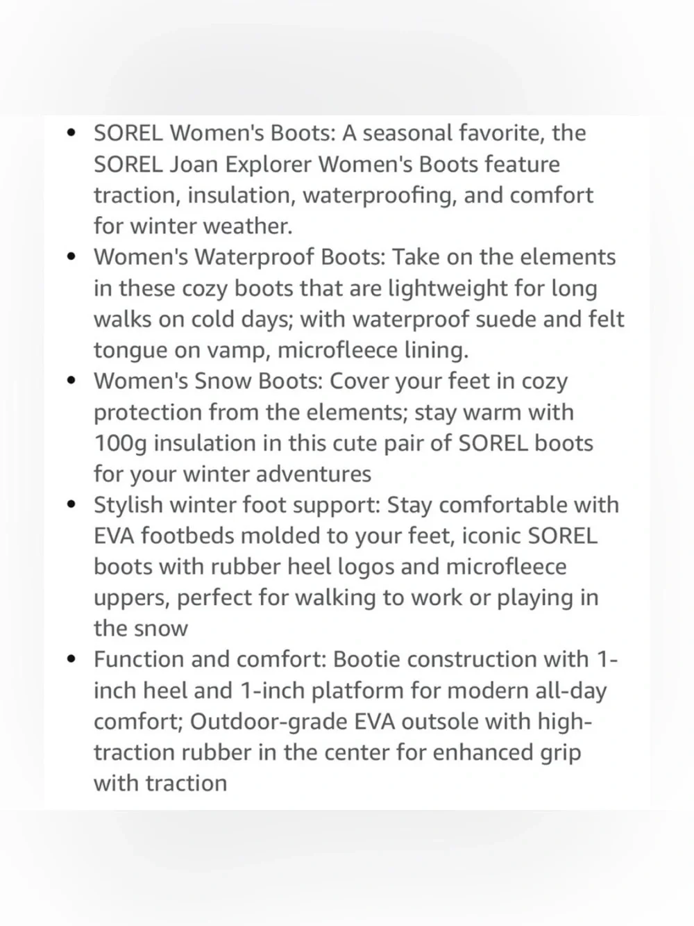 Sorel Joan Explorer Women’s Boot